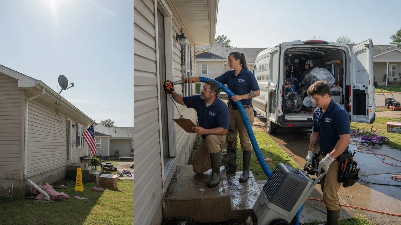 Ceiling Water Damage Restoration in Verona, OH near me
